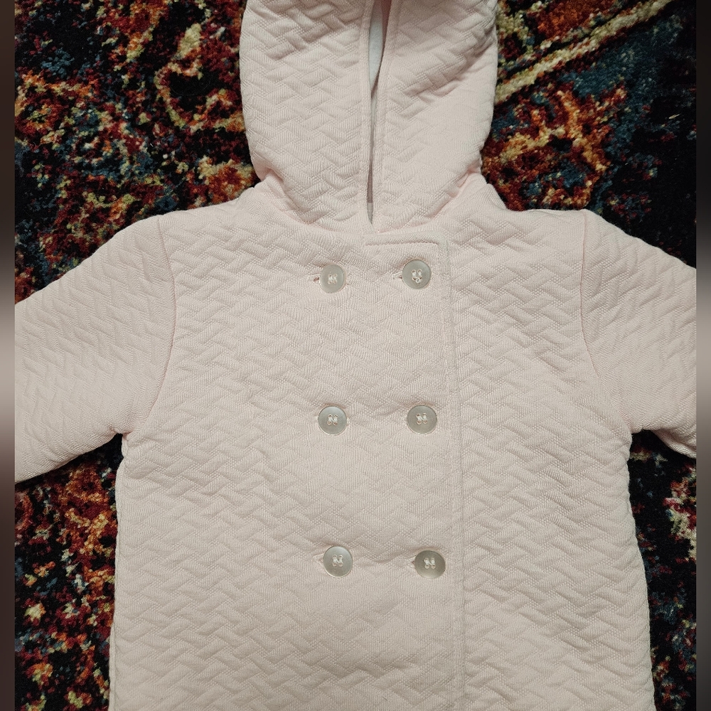 Kissy Kissy Pink Quilted Puffer Jacket 3-6 Months